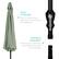 EASY STORAGE: Built-in hand crank allows for quick setup & breakdown.
DURABLE ASSEMBLY: Push-button connector pin protects the pole from damage.