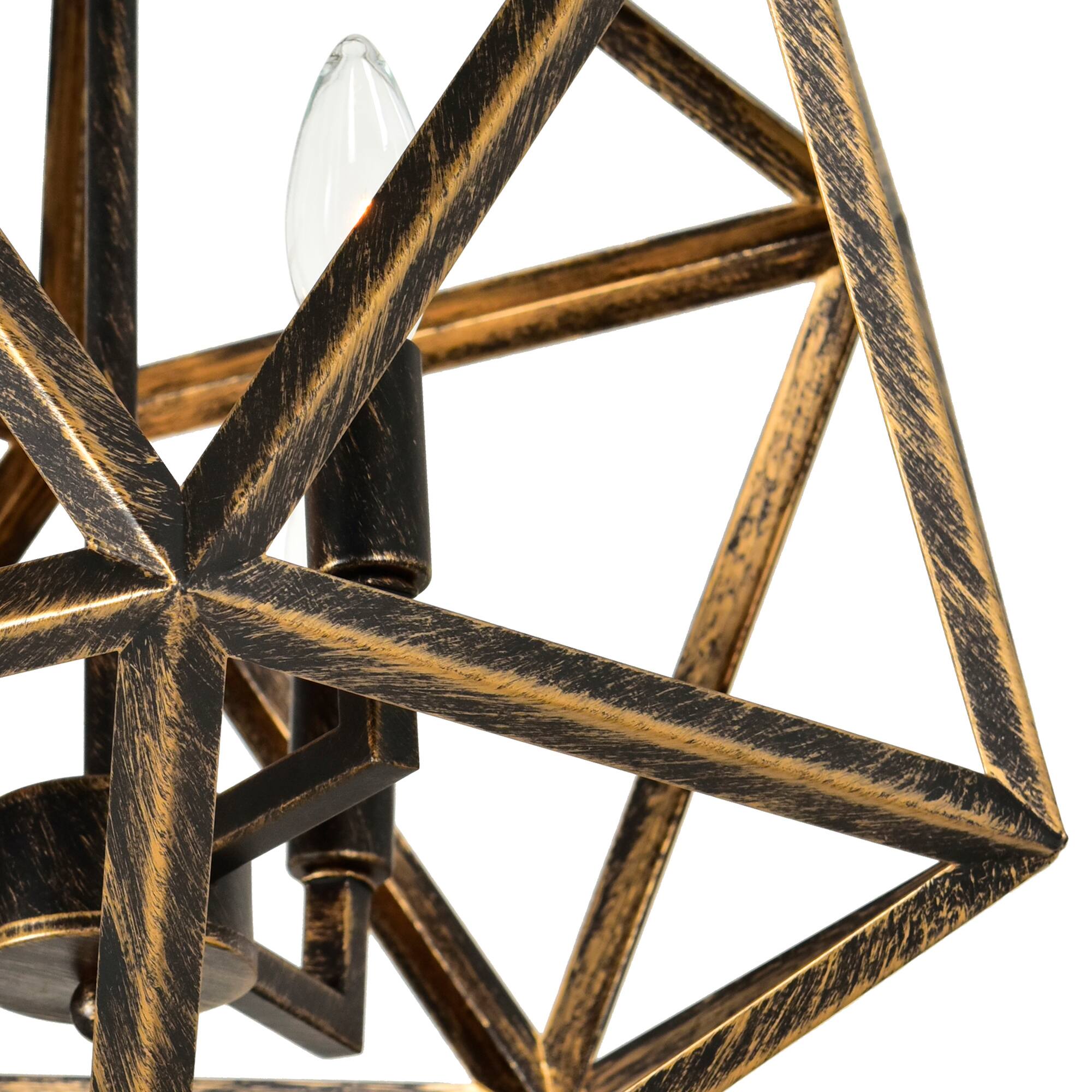 Alt View 1. CWI Lighting - Amazon 3 Light Up Pendant With Antique forged copper Finish - Antique Forged Copper.