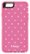 Front. OtterBox - Defender Series Case for Apple® iPhone® 6 and 6s - Pink/White.
