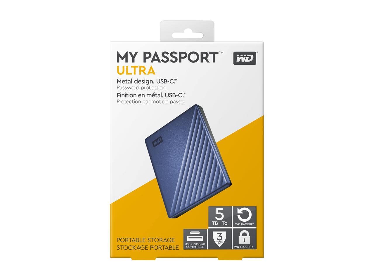 Western Digital WD 5TB My Passport Ultra Portable Storage External
