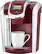 Left. Keurig - K425 Single-Serve K-Cup Pod Coffee Maker - Vintage Red.