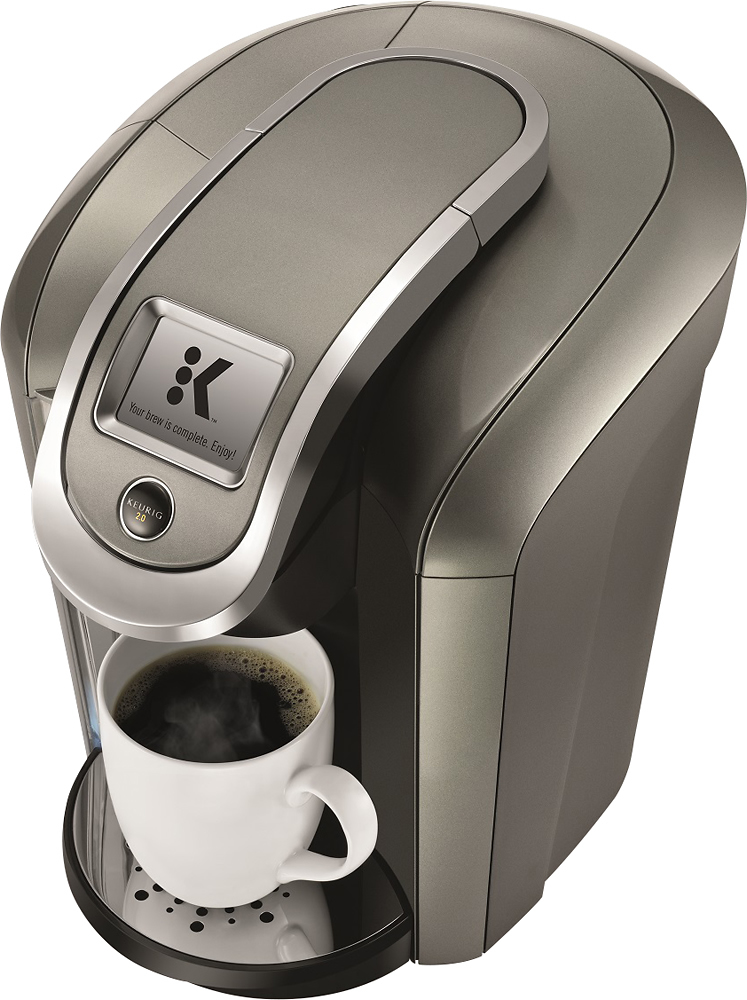Keurig K525 Single Serve K Cup Coffee Maker Platinum 119305 Best Buy
