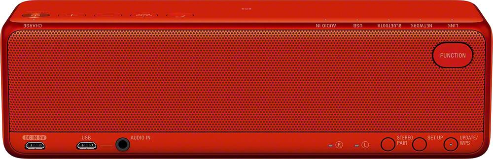 Best Buy: Sony HG1 Hi-Res Portable Wireless Speaker Cinnabar Red