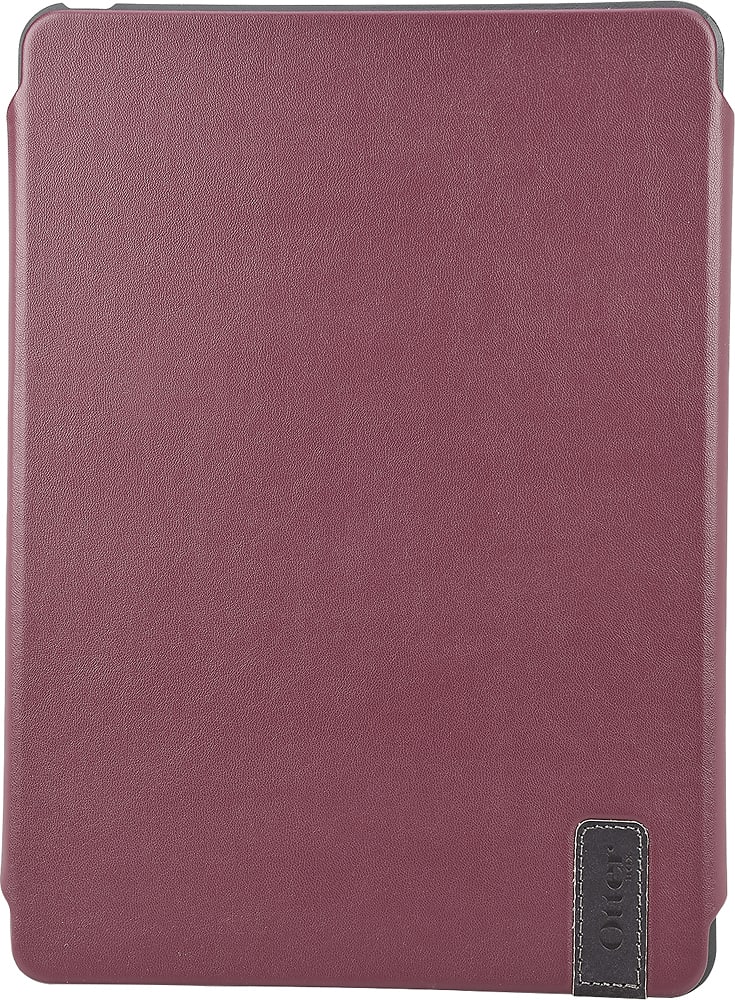 Front. OtterBox - Symmetry Series Folio Case for Apple® iPad® Air 2 - Gray/Merlot.