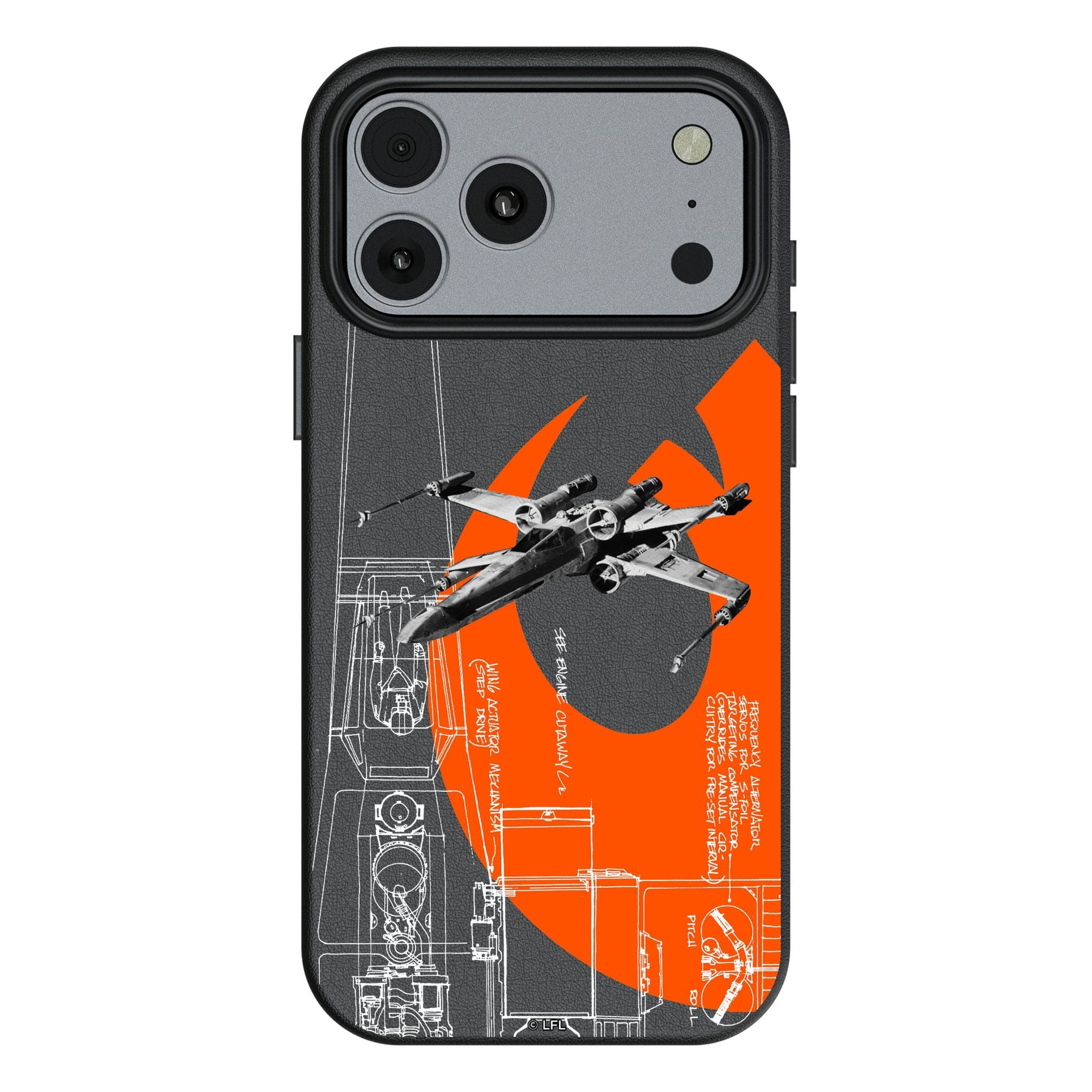 Keyscaper - Star Wars: A New Hope FactionTech MagSafe Compatible Phone Case - Apple iPhone Air - X-Wing