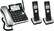 Angle. AT&T - CL84202 DECT 6.0 Expandable Phone System with Digital Answering System - Black/Silver.