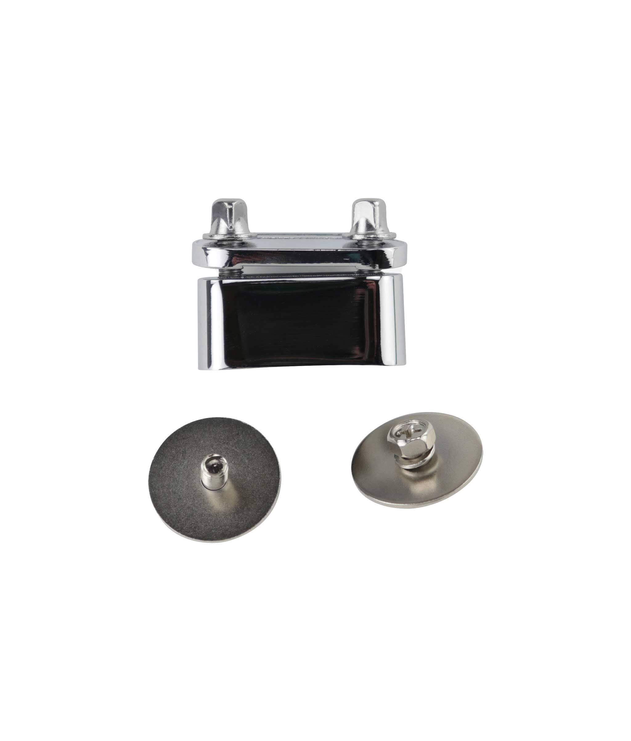 Angle. Gibraltar Hardware - Dunnett Snare Drum Butt Plate, Low Profile Die-Cast Design, Matches R4 or R7 Throw Offs, 25mm Mounting Screw Distance.