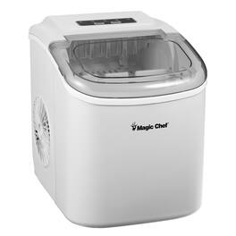 Magic Chef - Portable Countertop Ice Maker, 27 Lbs per Day - White