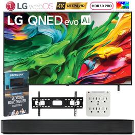 LG - 75" Mini LED QNED AI 4K QNED85A Smart TV (2025) w/ SKM1 Soundbar Bundle