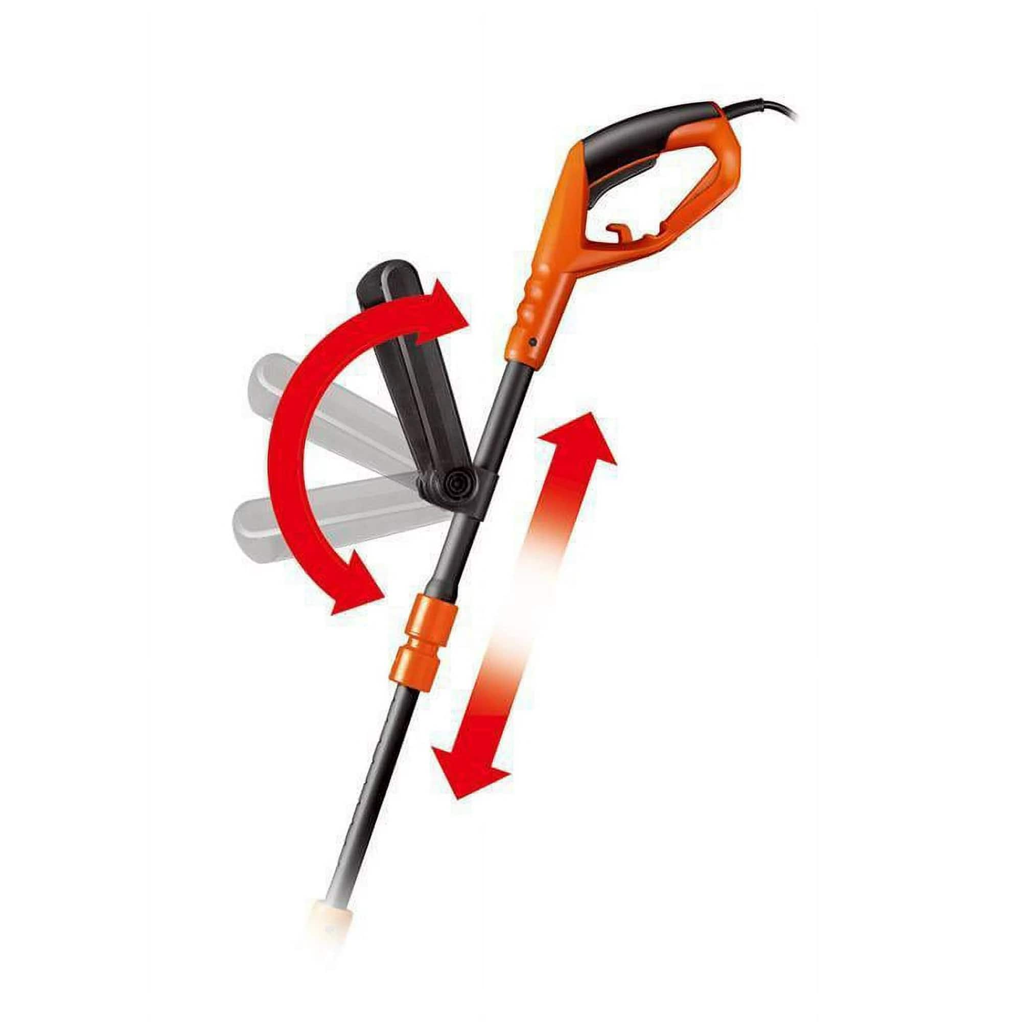 Alt View 15. WORX - 5.5 AMP 15" Electric Straight Shaft Grass Trimmer & Edger - Black.