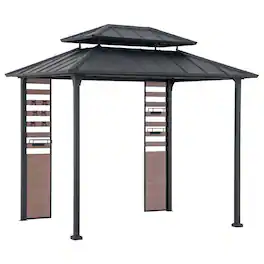 SUNJOY - 7 ft. x 9 ft. Rochdale Hardtop Gazebo