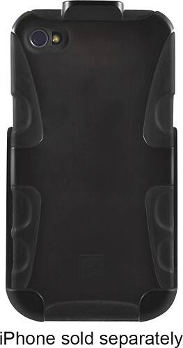Front Standard. Platinum Series - Cruiser Case with Holster for Apple® iPhone® 4 and 4S - Black.