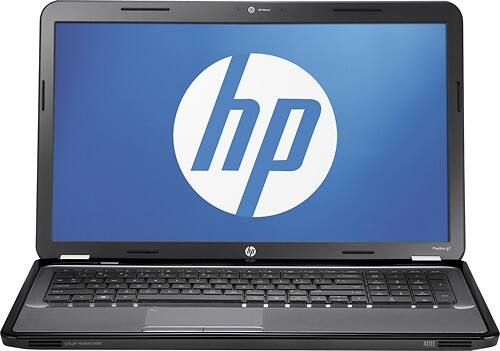 Front Standard. HP - 17.3" Pavilion Laptop - 4GB Memory - 320GB Hard Drive - Charcoal Gray.