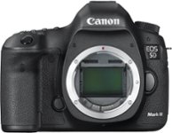 Front. Canon - EOS 5D Mark III DSLR Camera (Body Only) - Black.