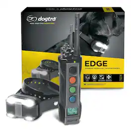 Dogtra - EDGE 1-Mile Range Remote Dog Training E-Collar | 4-Dog Expandable with 127 Correction Levels | Waterproof - Black