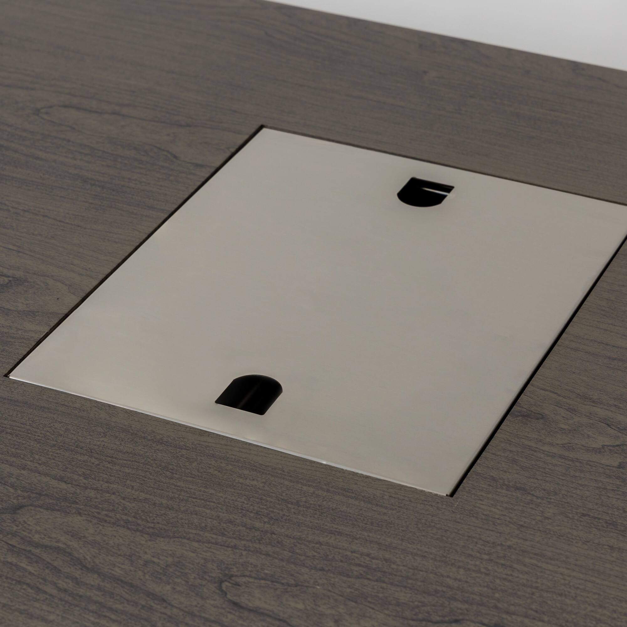 Alt View 1. PexFix - 54 in. Iron Fire Pit Table w/ Ice Bucket Design & Waterproof Cover – Perfect for Patios & Outdoor Entertaining - Grey.