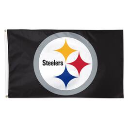 WinCraft - Pittsburgh Steelers 3' x 5' Primary Logo Single-Sided Flag - Multicolor