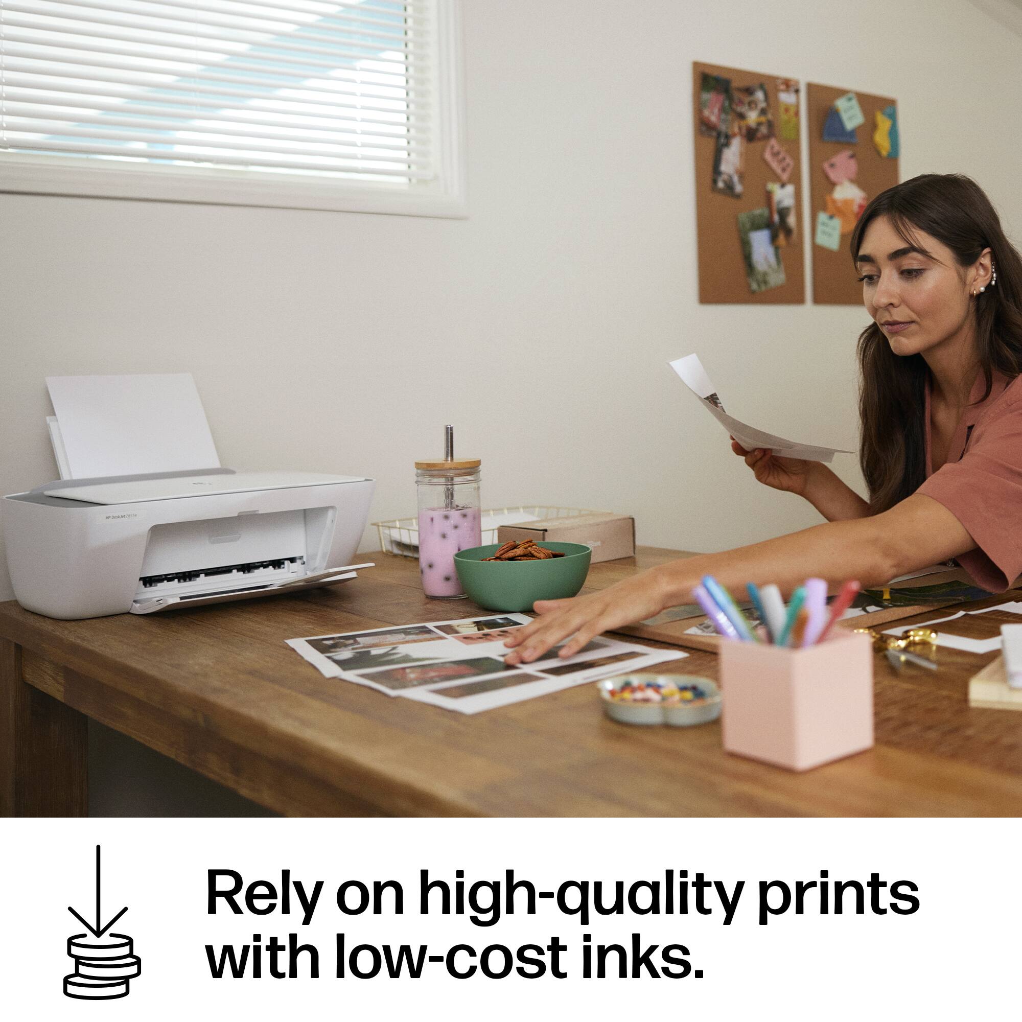 Rely on high-quality prints with low-cost inks.