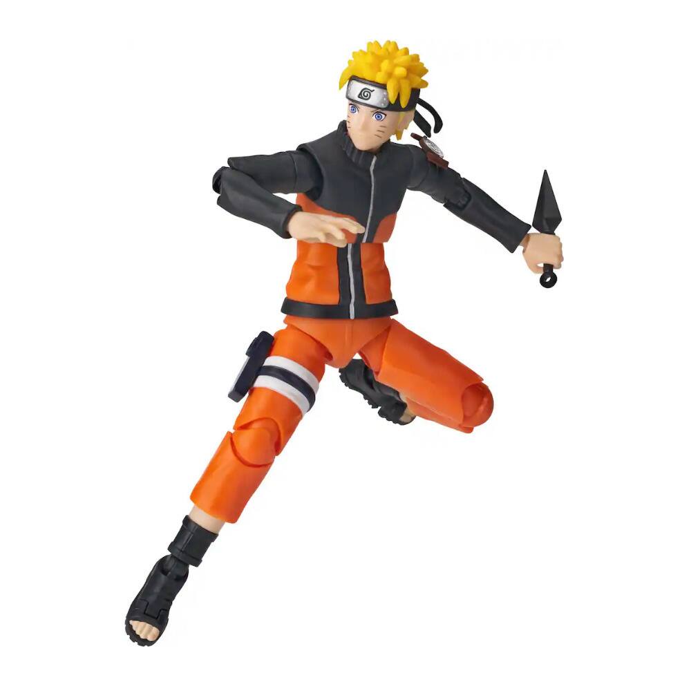 Left. PopMarket - Blokees - Naruto - Champion Class - 02: Naruto Uzumaki Model Kit   - COLLECTIBLES - Multicolor.