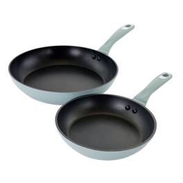 Oster - Lynhurst 2 Piece Aluminum Nonstick Frying Pan Set - Blue