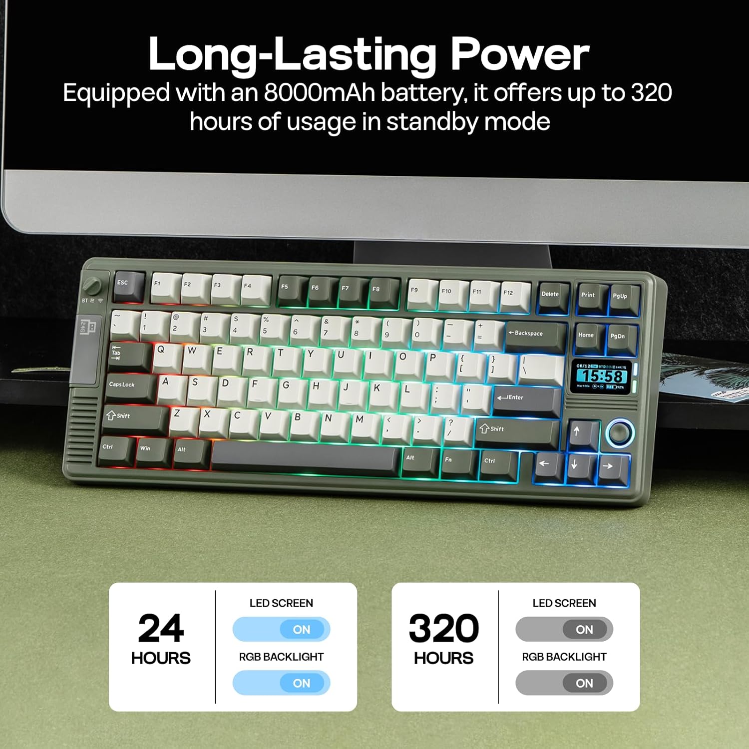 EPOMAKER RT85 Wireless Mechanical Keyboard with Joystick & DIY