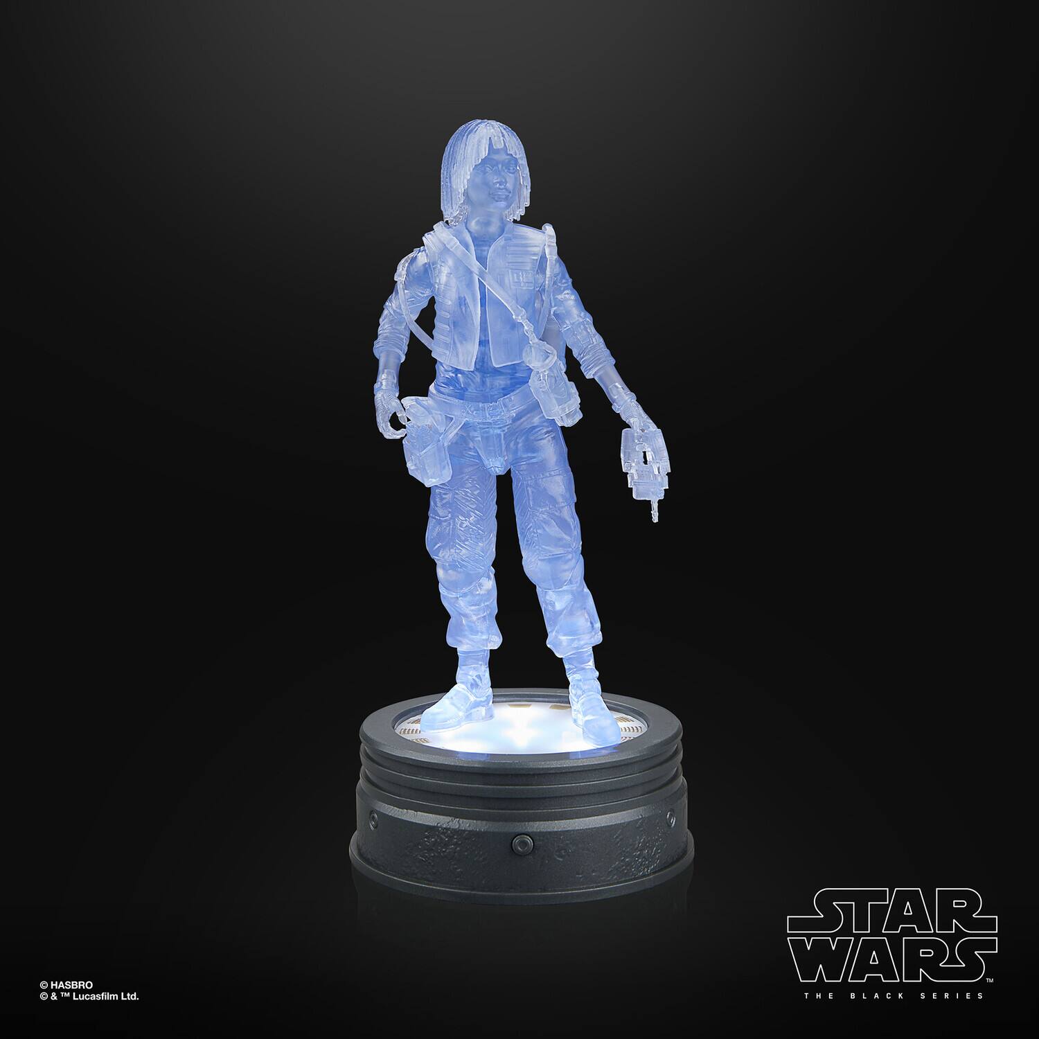 The text on the image is:

"© HASBRO & T. Lucasfilm Ltd. STAR WARS - THE BLACK SERIES"