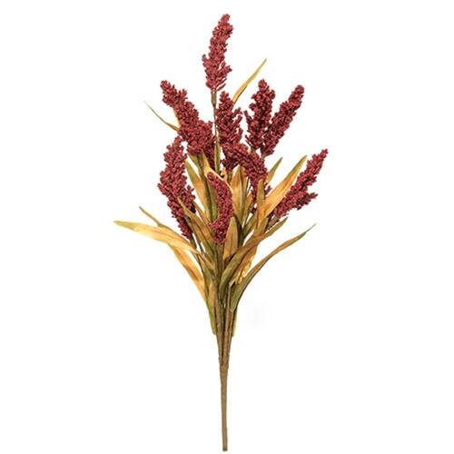 Front. BreeBe - Ruby Heather & Fall Grass Bush - 21" - Multi.