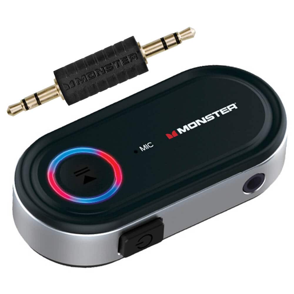 Monster - Bluetooth Audio Receiver with Voice Control - Black
