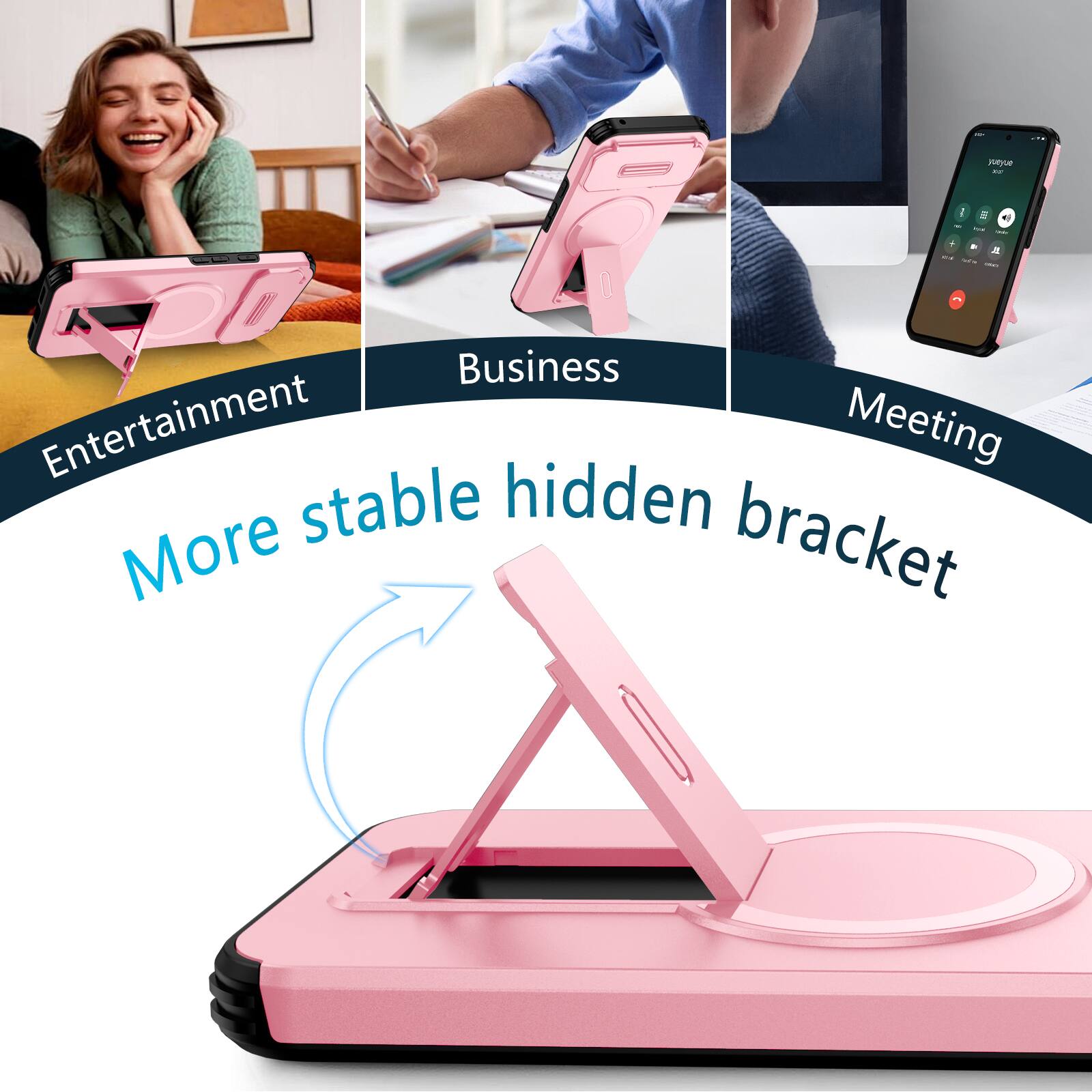 - Entertainment
- Business
- Meeting
- More stable hidden bracket