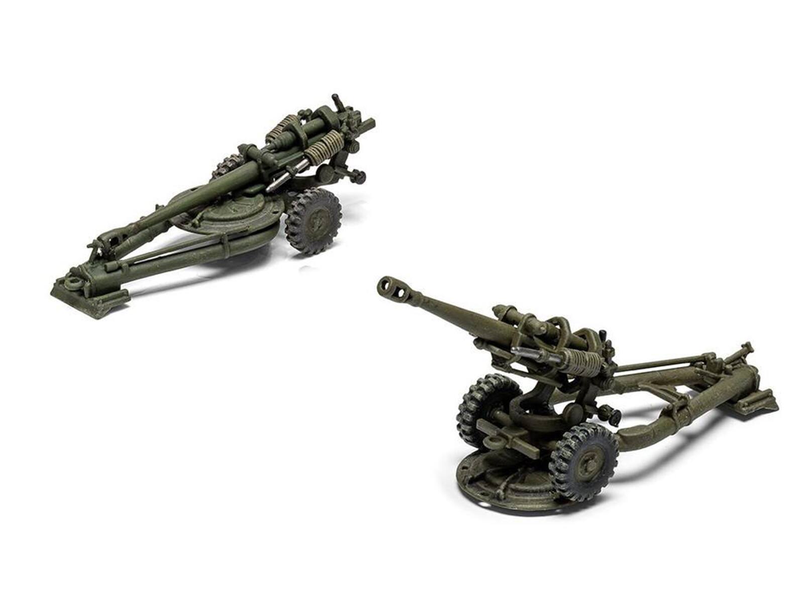 Back. Airfix - Level 1 Model Kit British 105mm Light Field Gun with 3 Scheme Options 1/76 Scale Plastic Model Kit by Airfix - Multicolor.