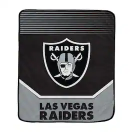 Pegasus - Las Vegas Raiders 50- x 60- Half Tone Lines Tab Blanket - Multicolor