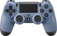 Front Zoom. Sony - DUALSHOCK 4 Limited Edition Uncharted 4 Wireless Controller for PlayStation 4 - Gray Blue.