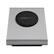 Front. iPort - LaunchPort BaseStation Wireless Charging Stand - Silver.