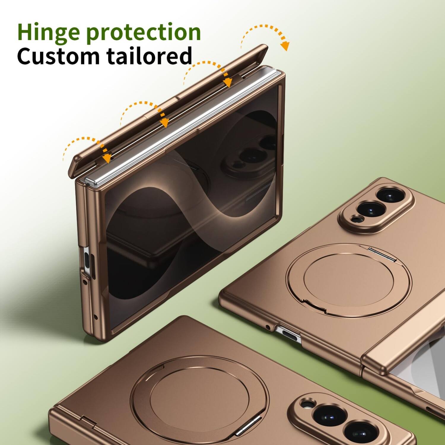 Hinge protection  
Custom tailored