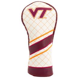 Team Golf - Virginia Tech Hokies Striped Quilted Fairway Headcover - Multicolor