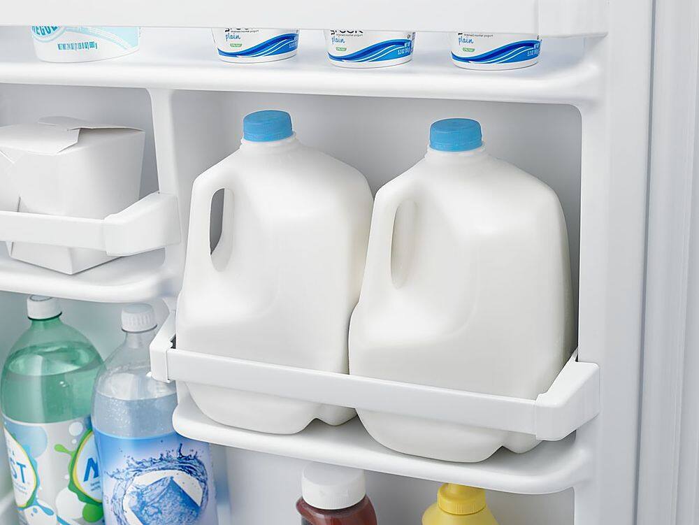 Alt View 13. Amana - 18.2 Cu. Ft. Top-Freezer Refrigerator - White.