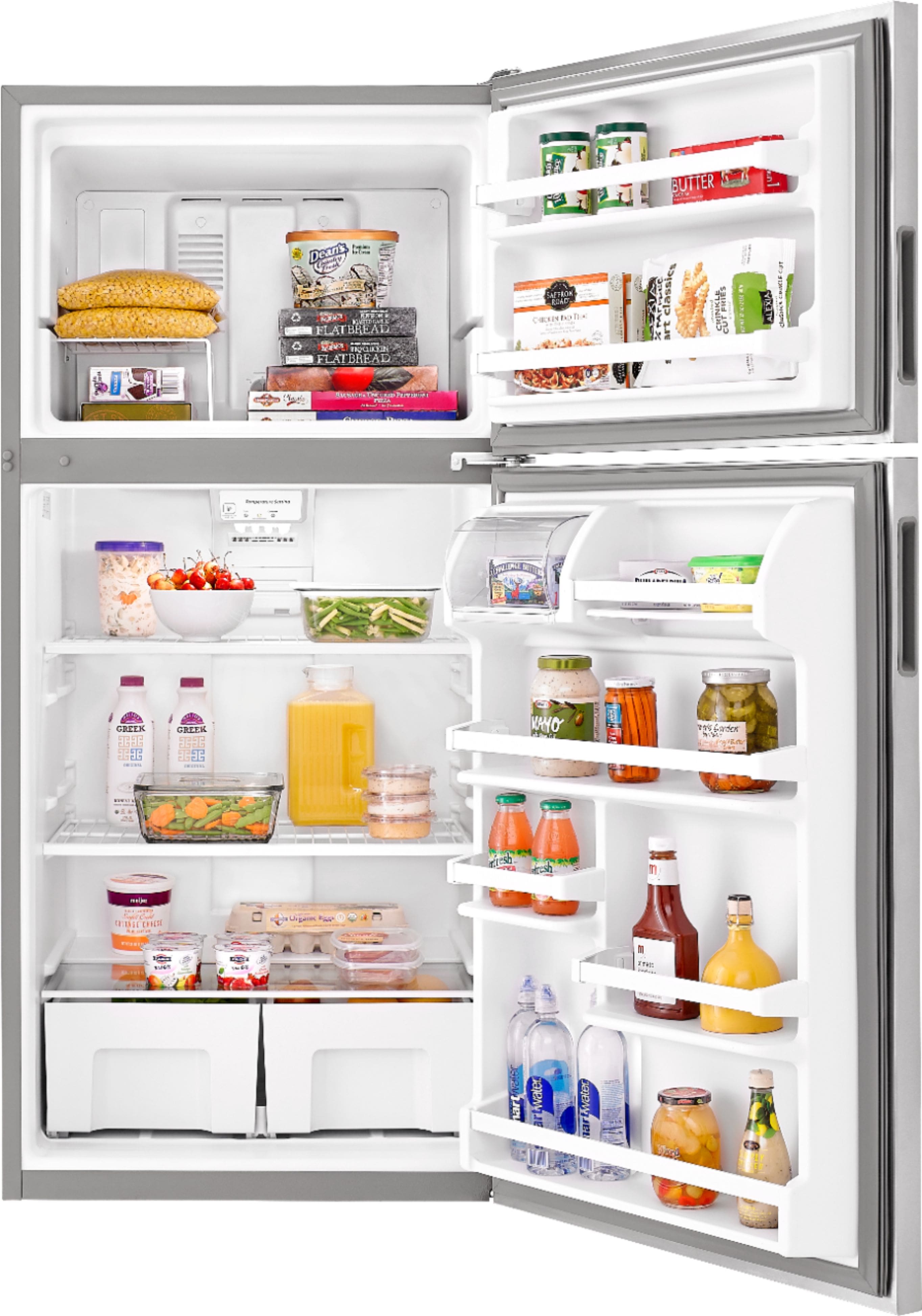 Alt View 15. Amana - 18.2 Cu. Ft. Top-Freezer Refrigerator - White.