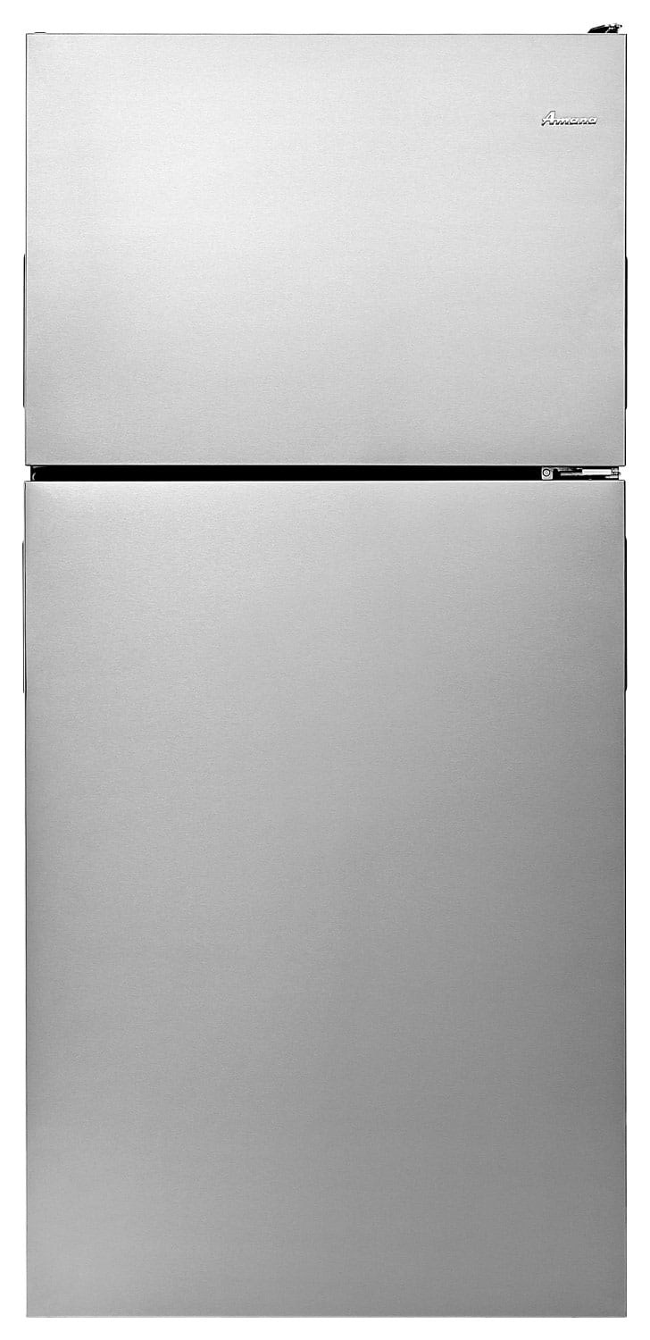 Amana - 18.2 Cu. Ft. Top-Freezer Refrigerator - Stainless steel