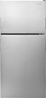 Amana - 18.2 Cu. Ft. Top-Freezer Refrigerator - Stainless Steel - Front_Zoom