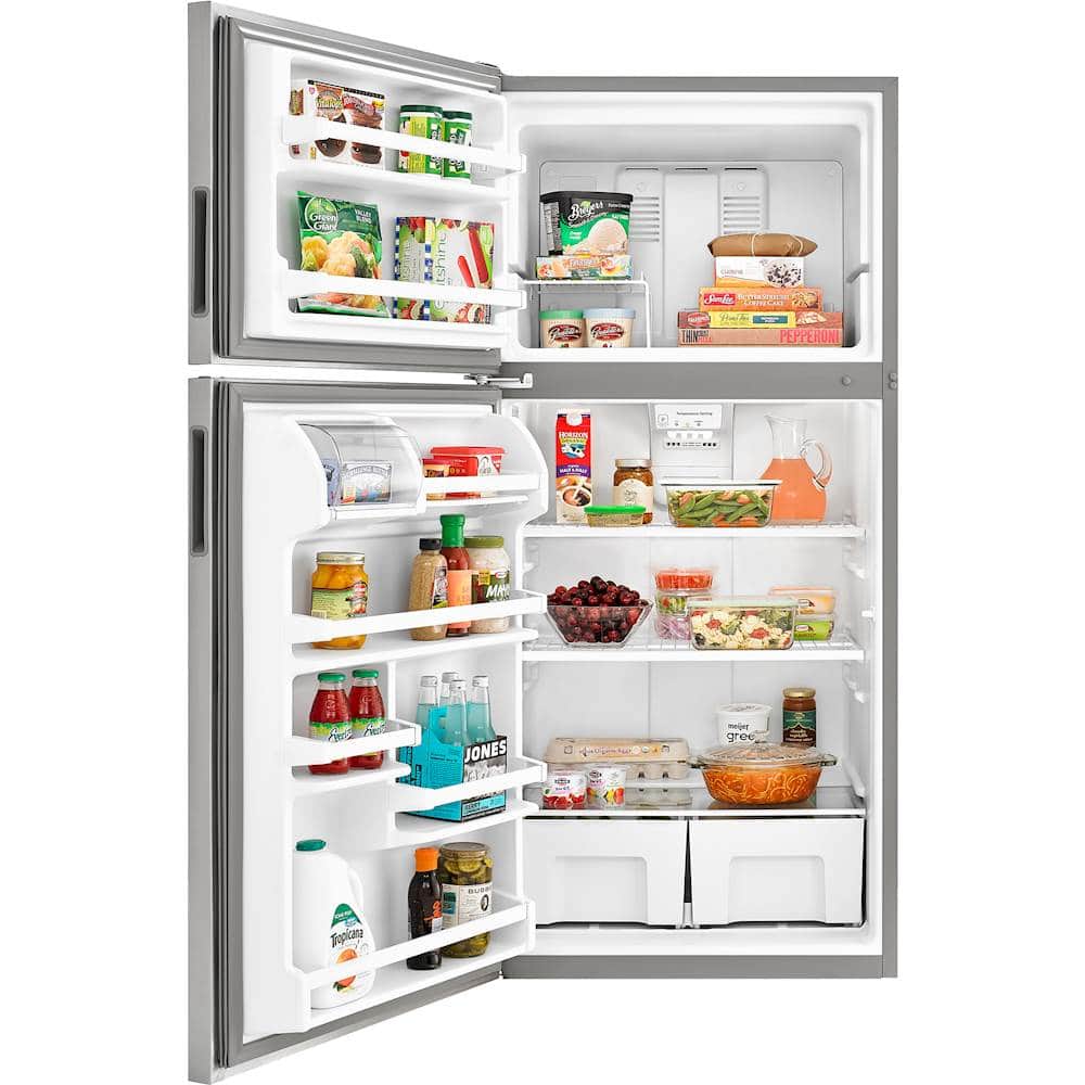 Alt View 11. Amana - 18.2 Cu. Ft. Top-Freezer Refrigerator - Black.