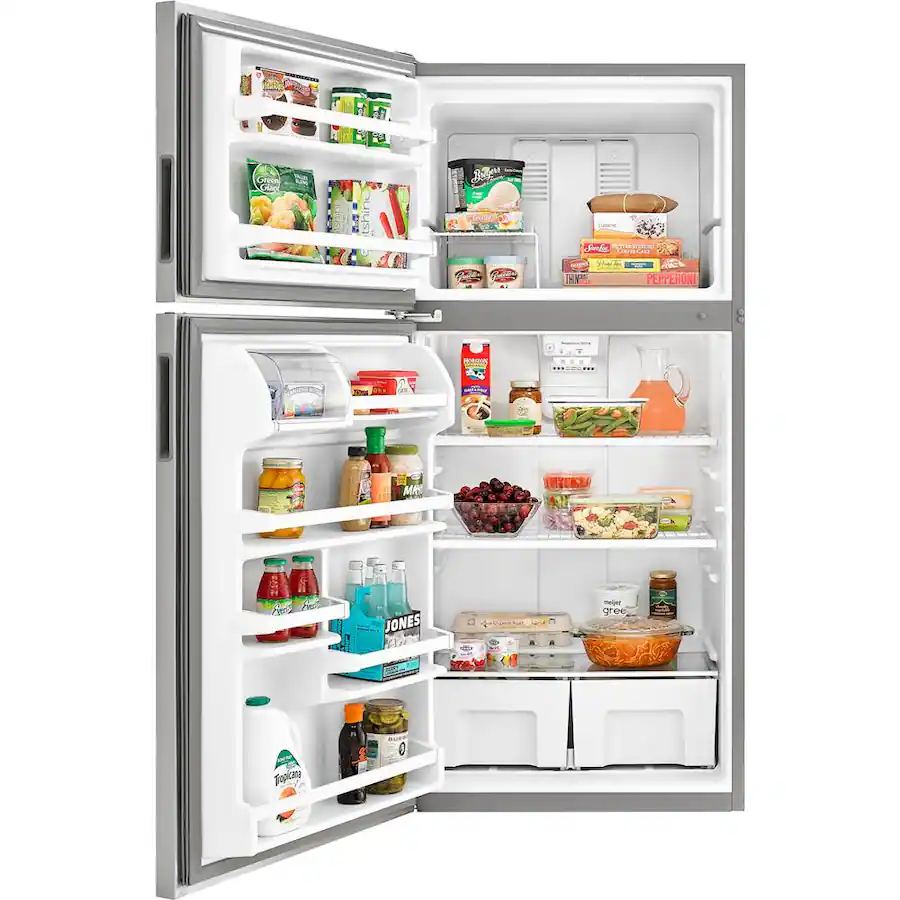 Amana 30 in. Wide 18 cu. ft. Top Freezer Refrigerator with Garden Fresh ...