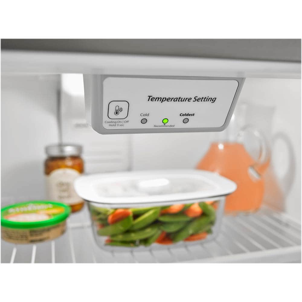 Alt View 12. Amana - 18.2 Cu. Ft. Top-Freezer Refrigerator - Black.