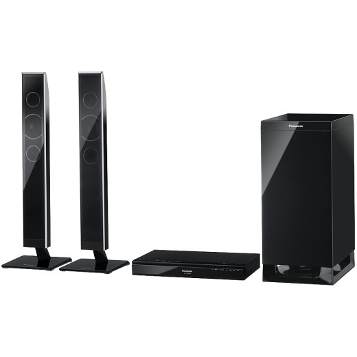 Best Panasonic Home Theater Speaker System with Subwoofer Black SC-HTB350
