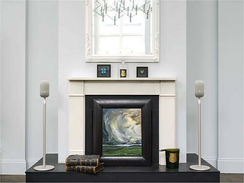 Alt View 11. Bowers & Wilkins - 4" 100W Satellite Speaker (Each) - Matte White.