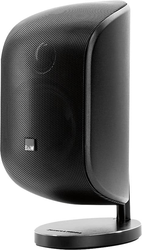 Angle. Bowers & Wilkins - 4" 100W Satellite Speaker (Each) - Matte Black.