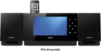 Front Standard. Sony - 130W Micro Hi-Fi Stereo System with 9" LCD Display.