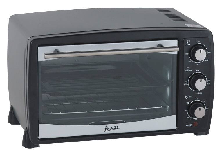 Best Buy Avanti 0.8 Cu. Ft. Toaster Oven Black PO81BA
