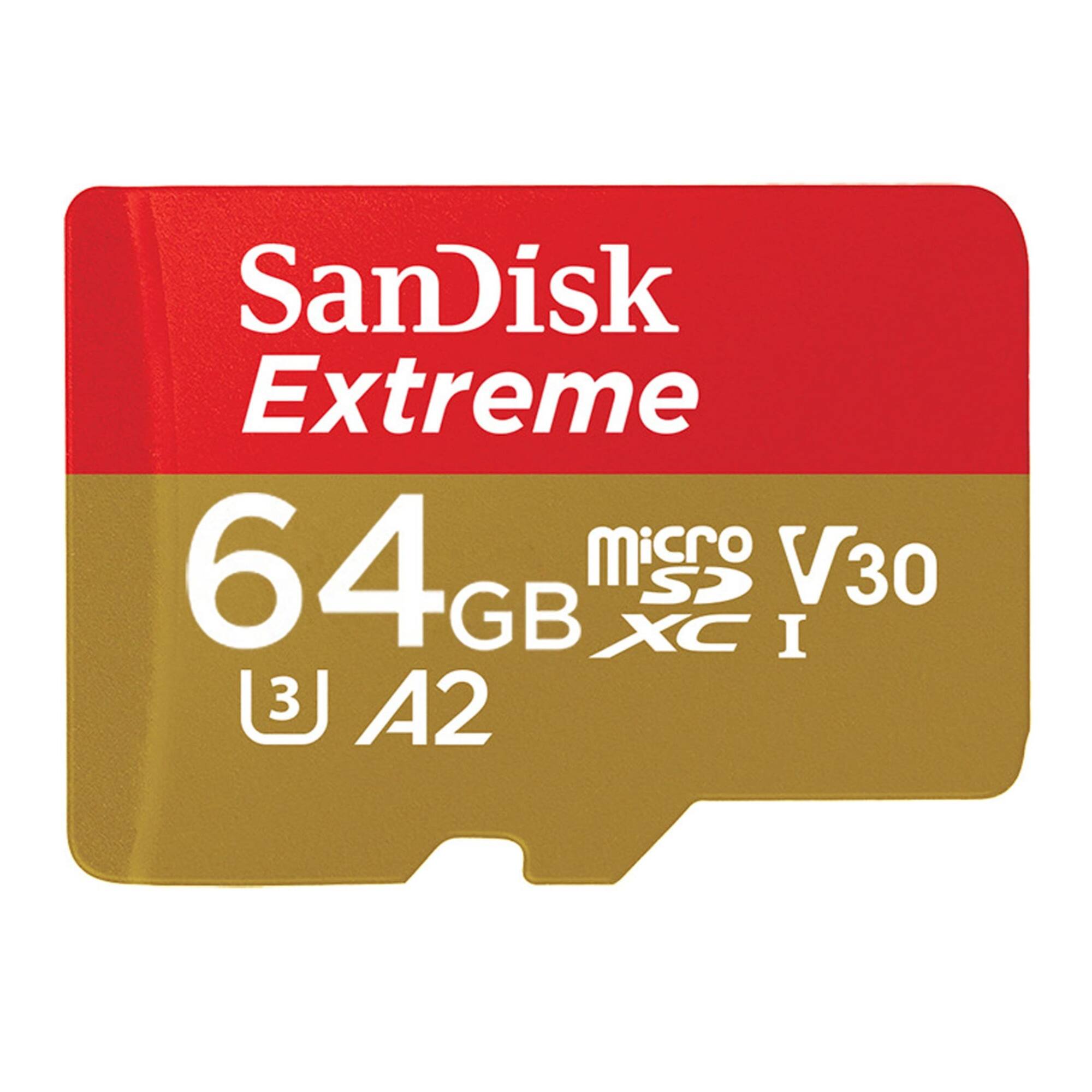 SanDisk Extreme 64GB microSDXC I V30 A2