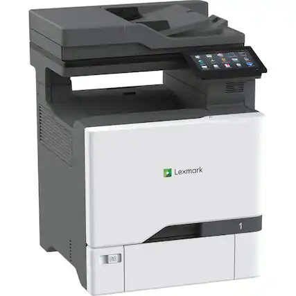 Front. Lexmark - Lexmark CX730de Laser Multifunction Printer - Color - Copier/Printer/Scanner - 42 ppm Mono/42 ppm Color Print - 2400 x - Color.