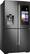 Angle. Samsung - Family Hub 27.9 Cu. Ft. 4-Door Flex Smart French Door Refrigerator.